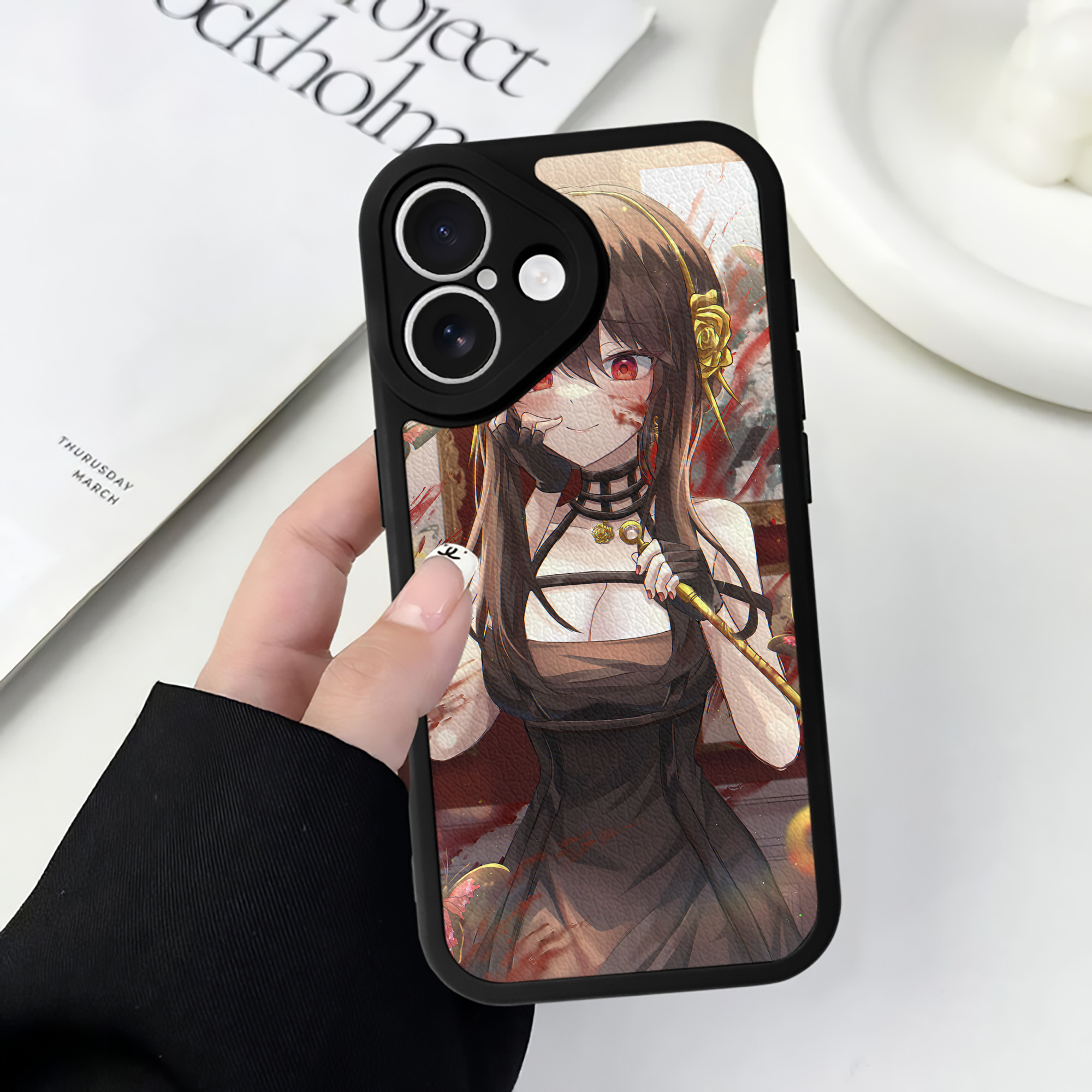 （画像用） SPY×FAMILY间谍家家酒 【iPhone 16シリーズ対応】シリコンスマホケース（レザー調） 材質：シリコン
